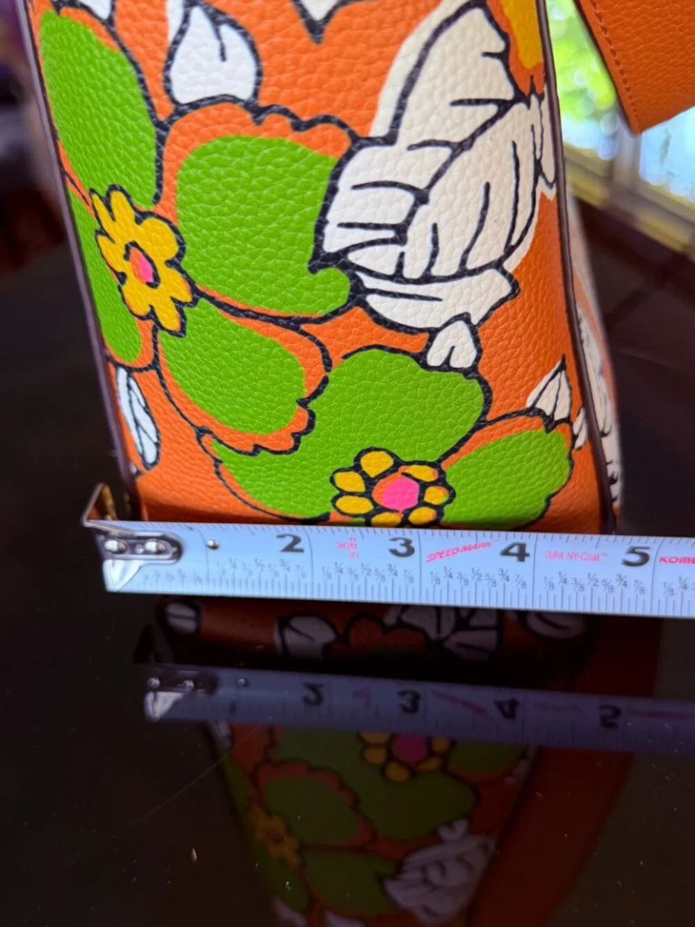 Authentic Tory Burch McGraw Printed Hobo Bag in Rust Wallpaper Floral, Like New